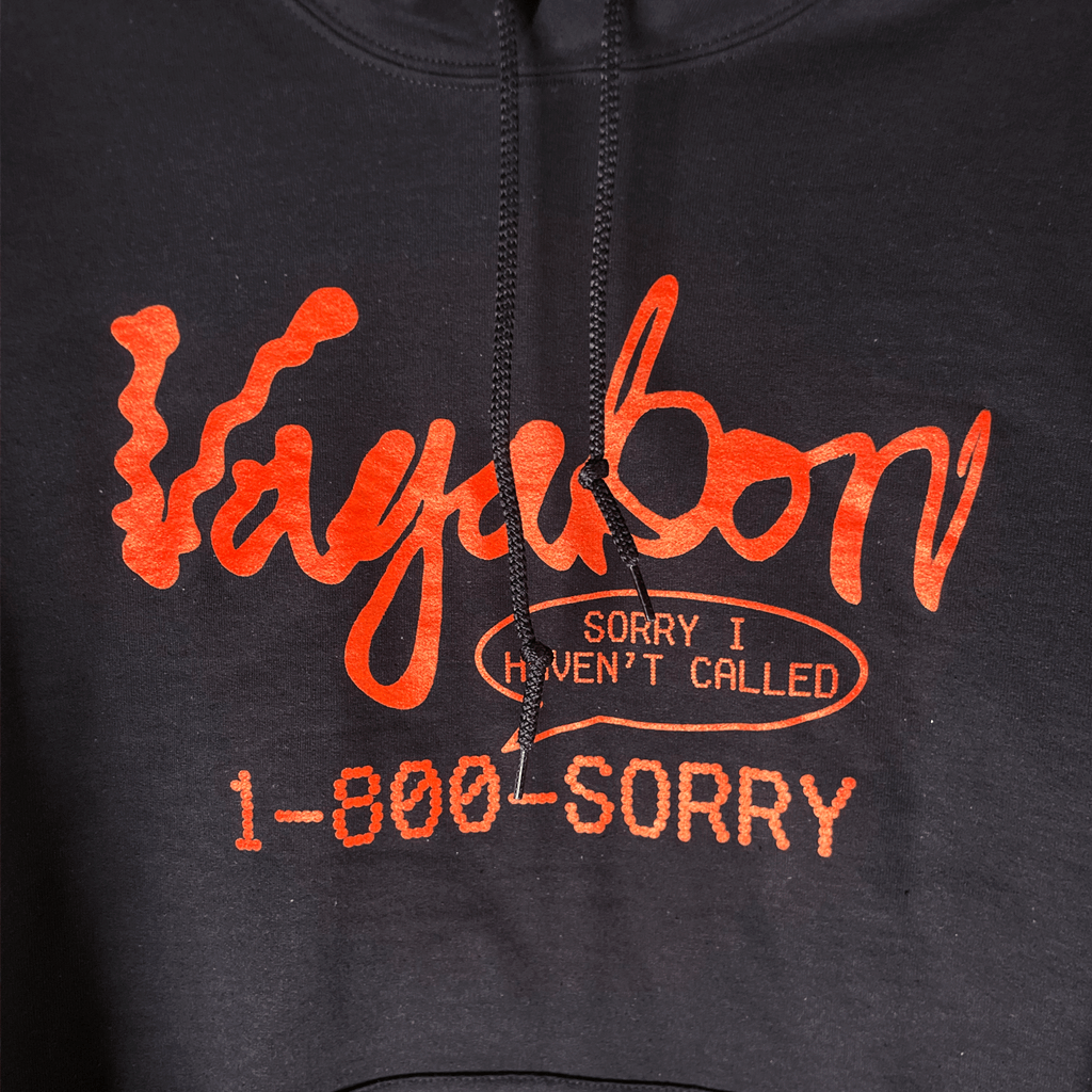 1-800-SORRY Black Hoodie