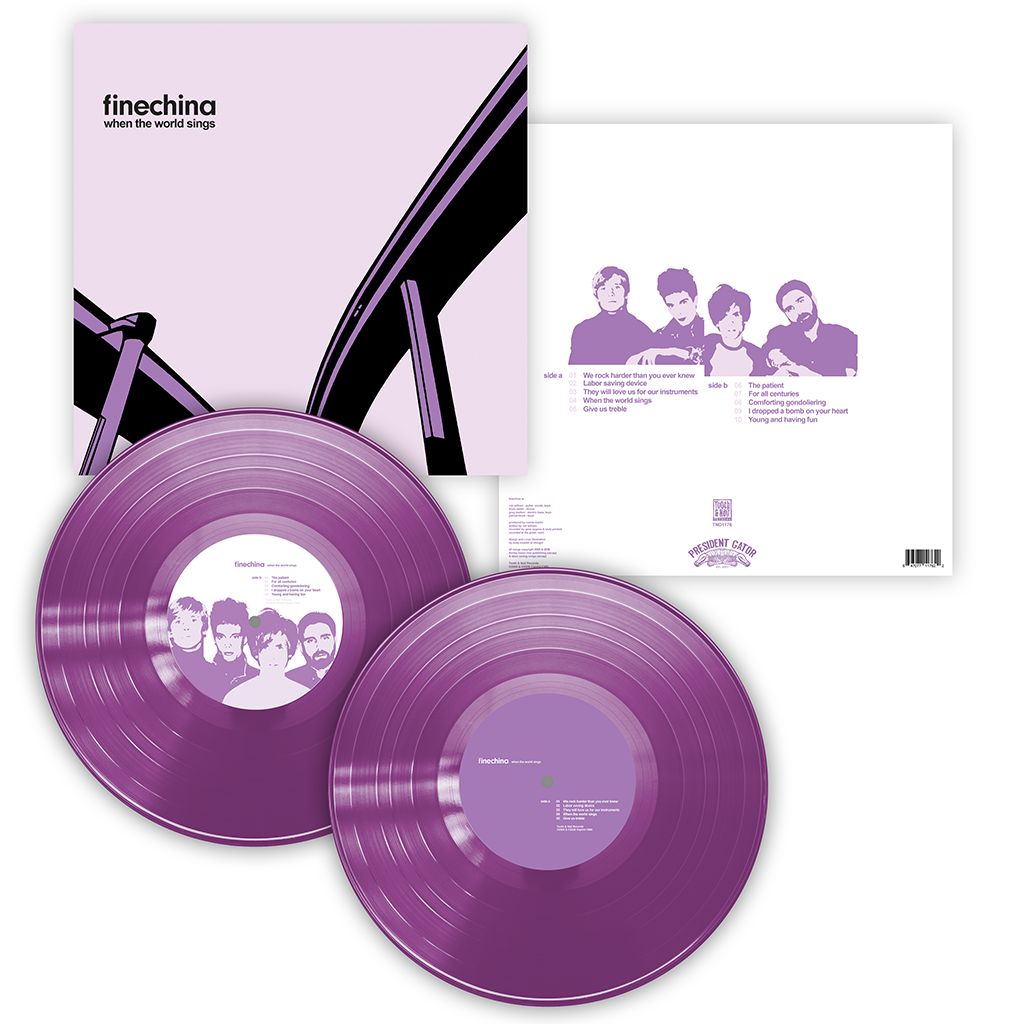 Fine China - When The World Sings 12" LP - 25th Anniversary Reissue