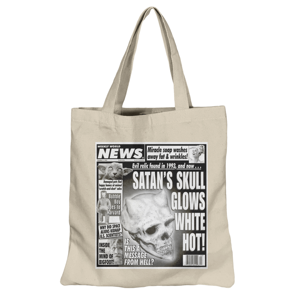 Satan Skull Cover Tote