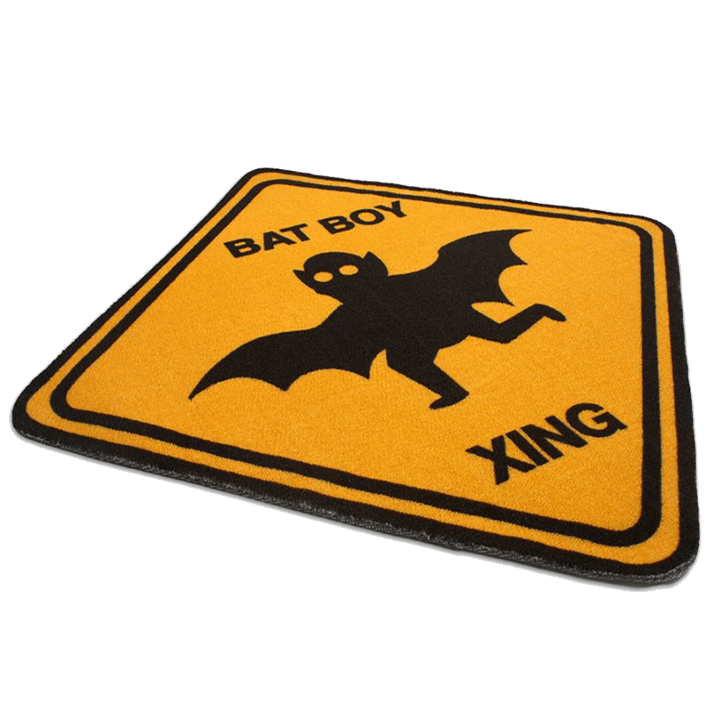 Bat Boy Crossing Rug