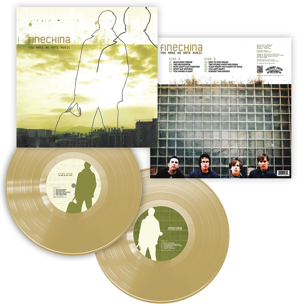 Fine China -  You Make Me Hate Music Remastered 12" LP - 25th Anniversary Reissue