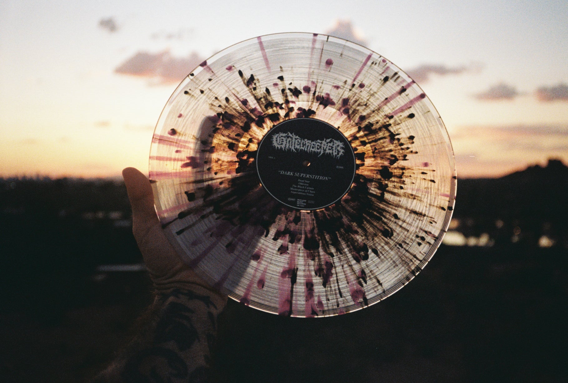 Dark Superstition Vinyl - Clear/Black/ Purple Splatter