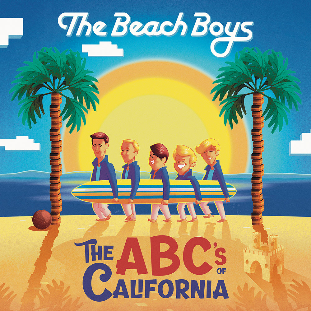 HAWTHORNE BUNDLE (LTD EDITION): The Beach Boys Present: The ABC's of California + DECORATIVE CEREAL BOX + ENAMEL PINS + MUG + STICKER SHEET
