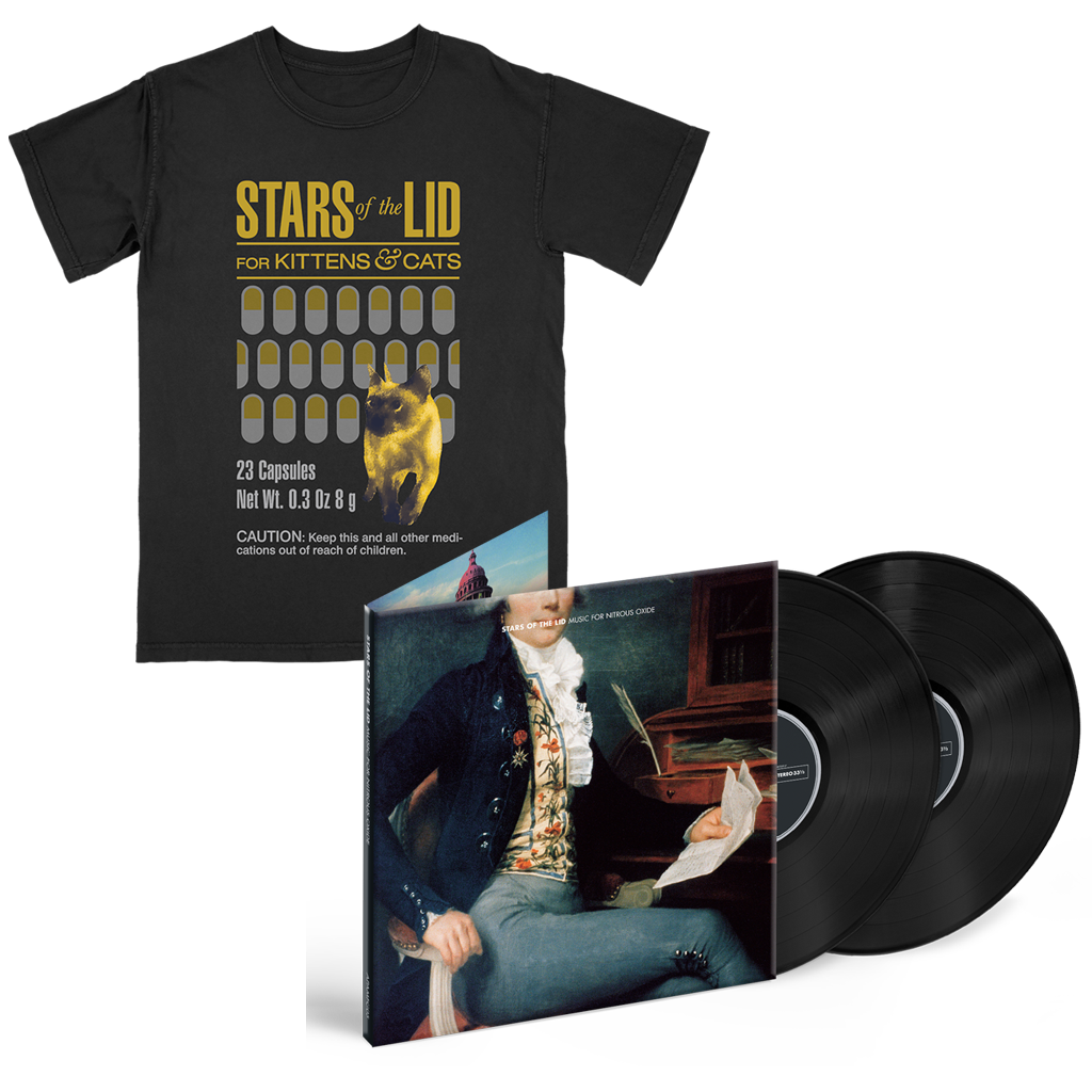 Music For Nitrous Oxide (Remaster) - Black T-Shirt Bundle
