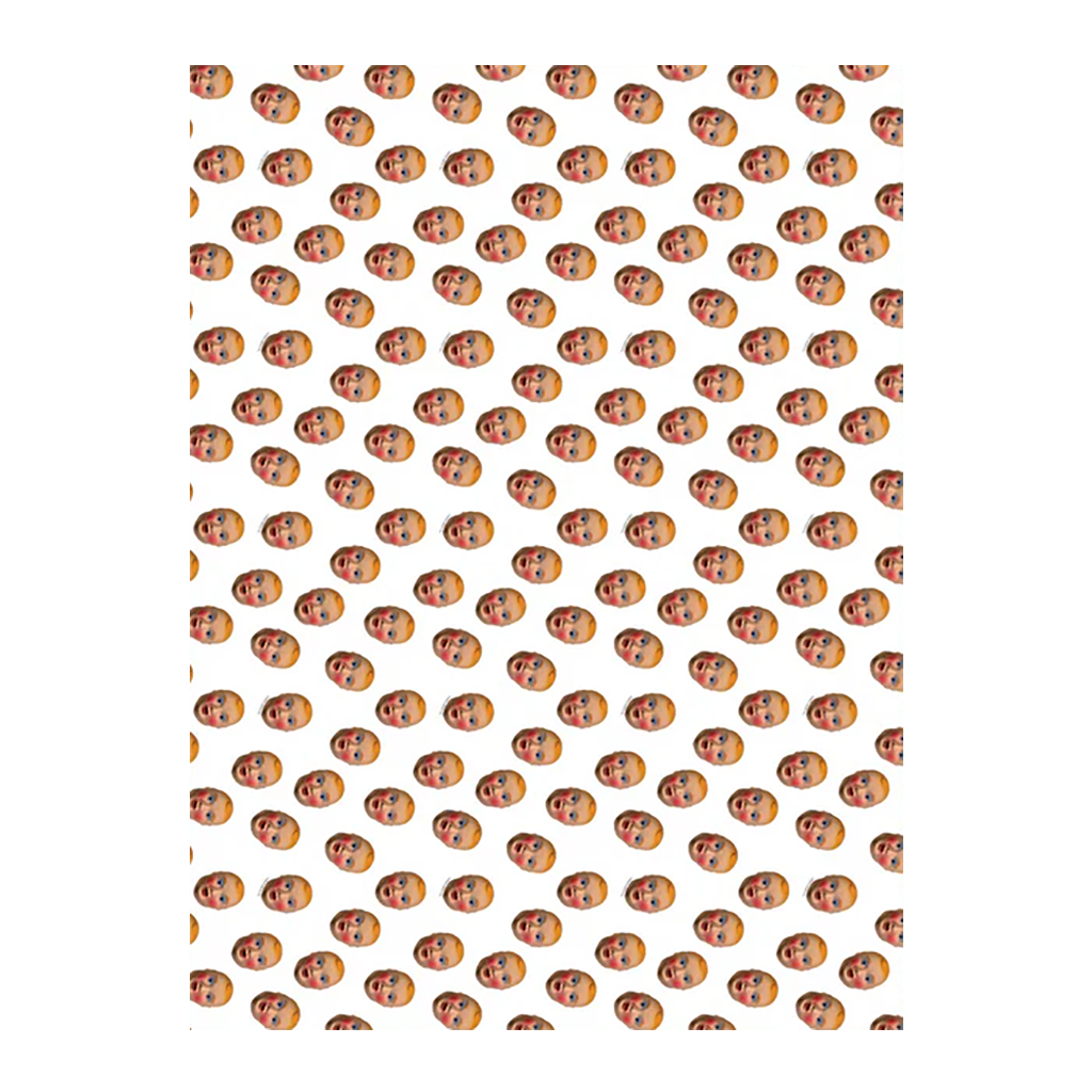 Devo - Booji Boy Pattern Wrapping Paper