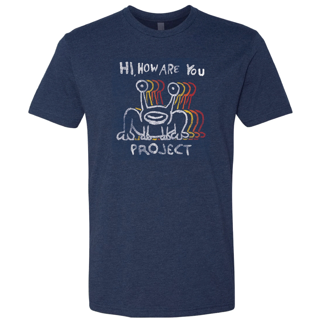 Triple Frog Navy T-Shirt