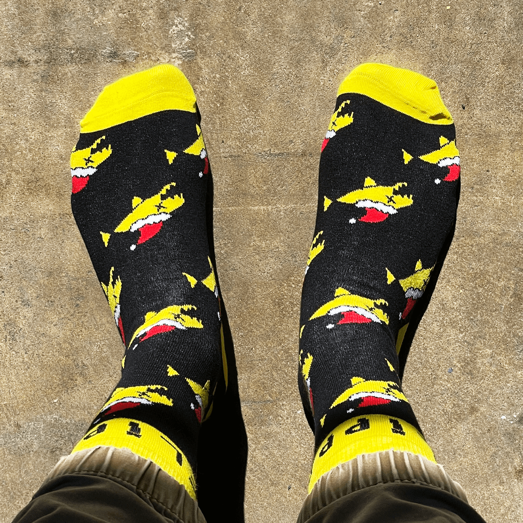 Flipper Long Fish Xmas Socks