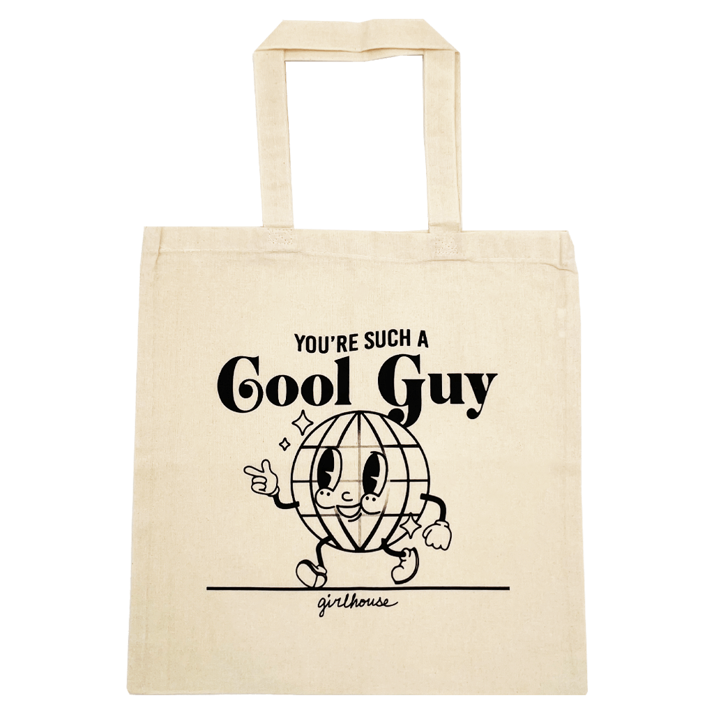 cool guy tote bag