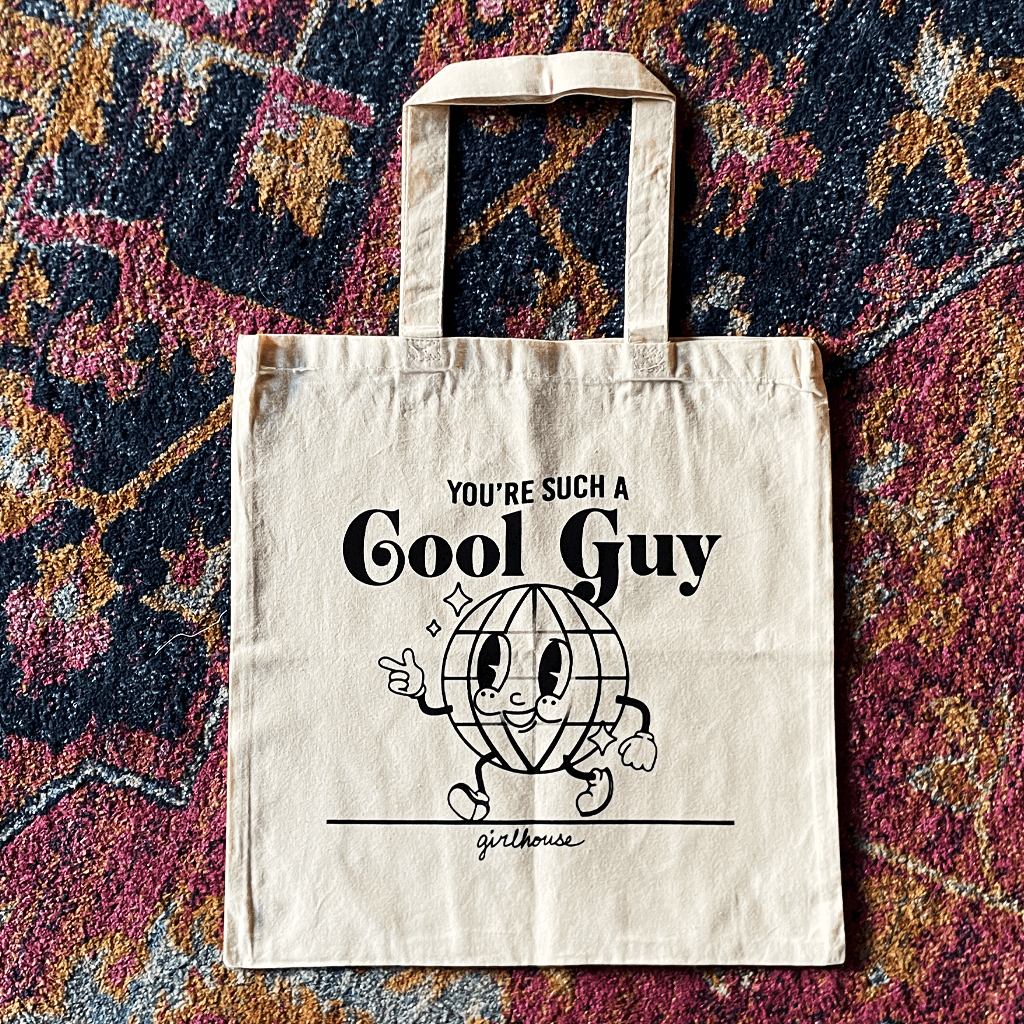 cool guy tote bag