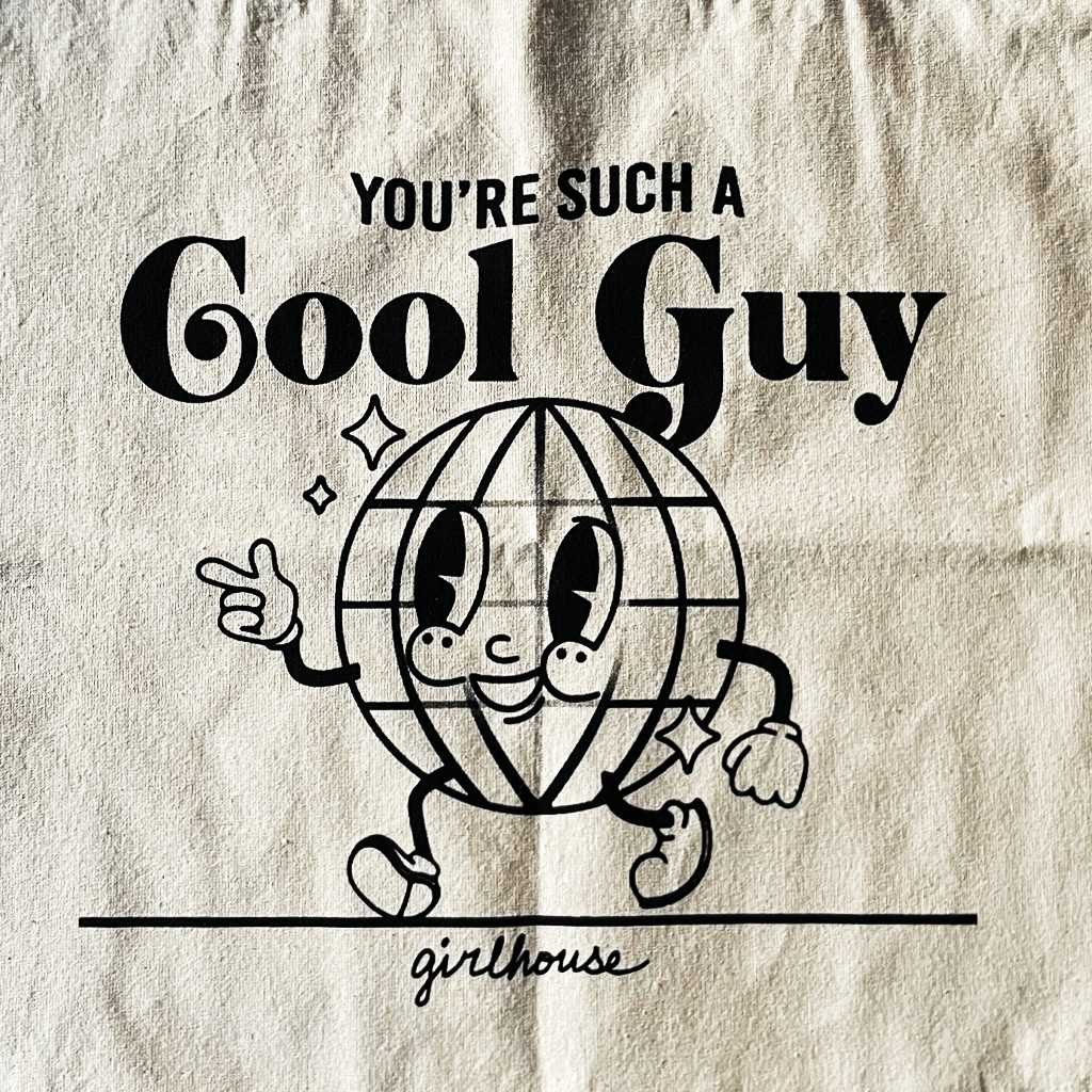 cool guy tote bag