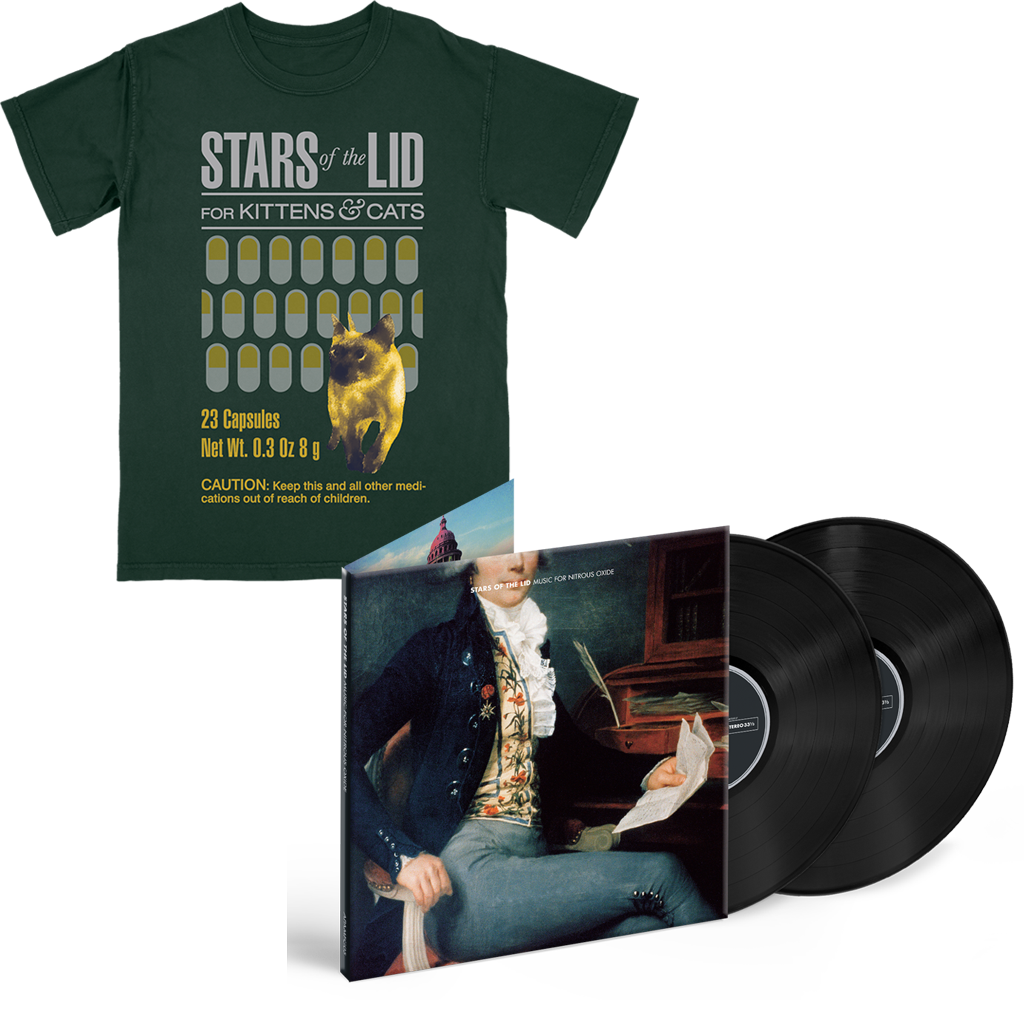 Music For Nitrous Oxide (Remaster) - Green T-Shirt Bundle