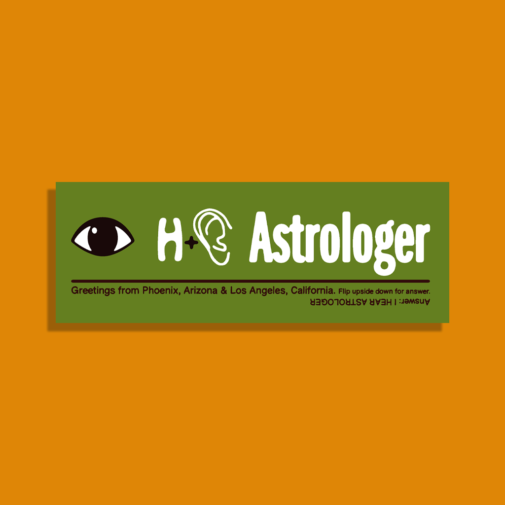 Eye H(ear) Astrologer Green Bumper Sticker