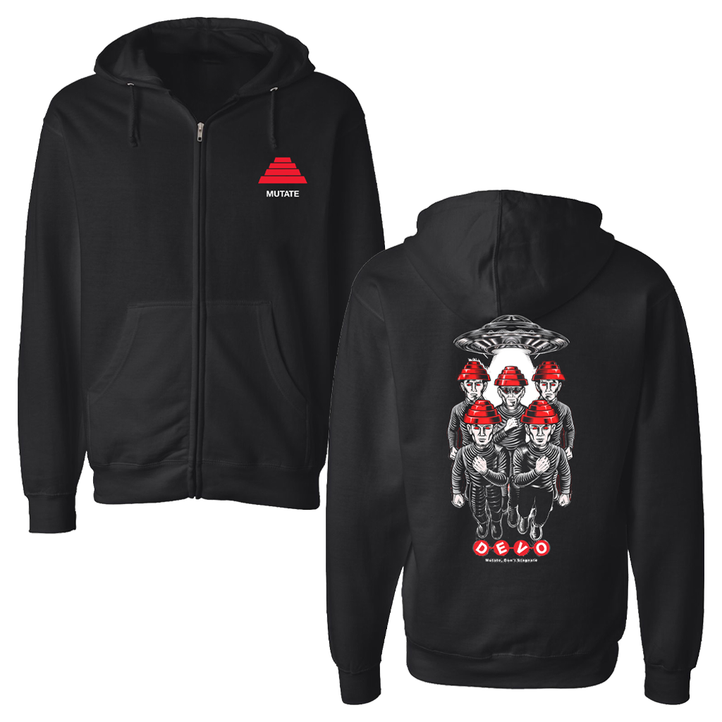 Mutate Black Zip-up Hoodie