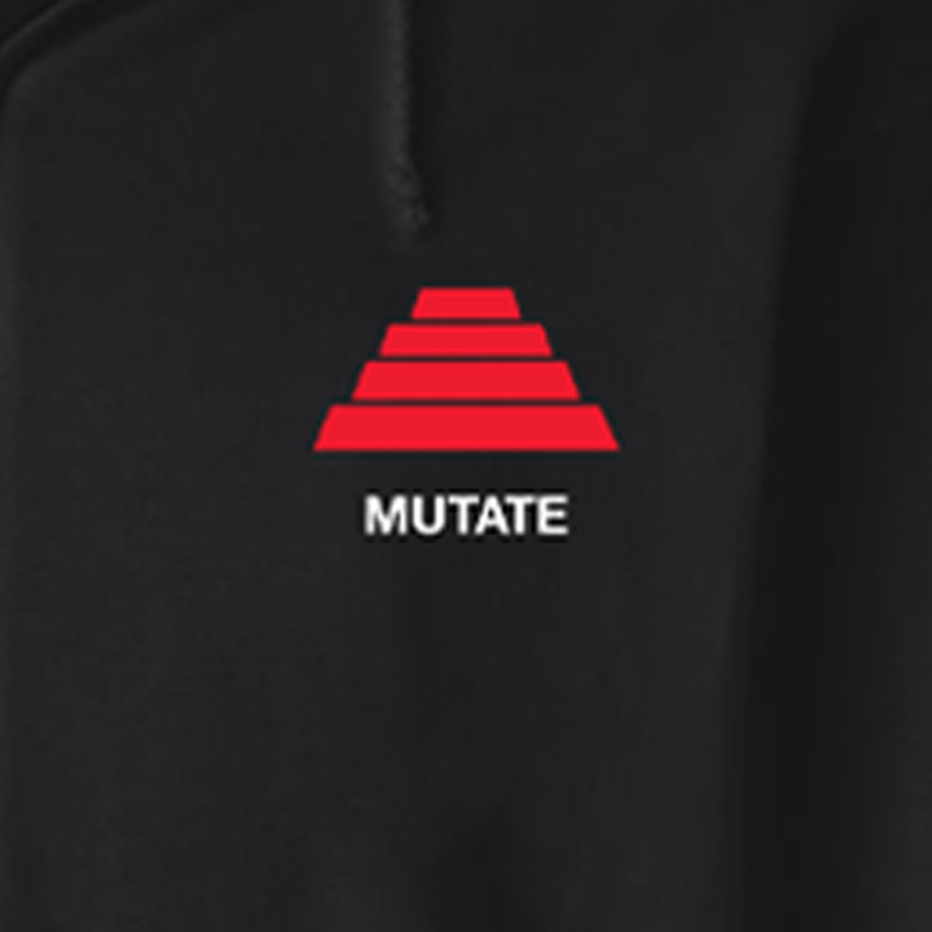 Mutate Black Zip-up Hoodie