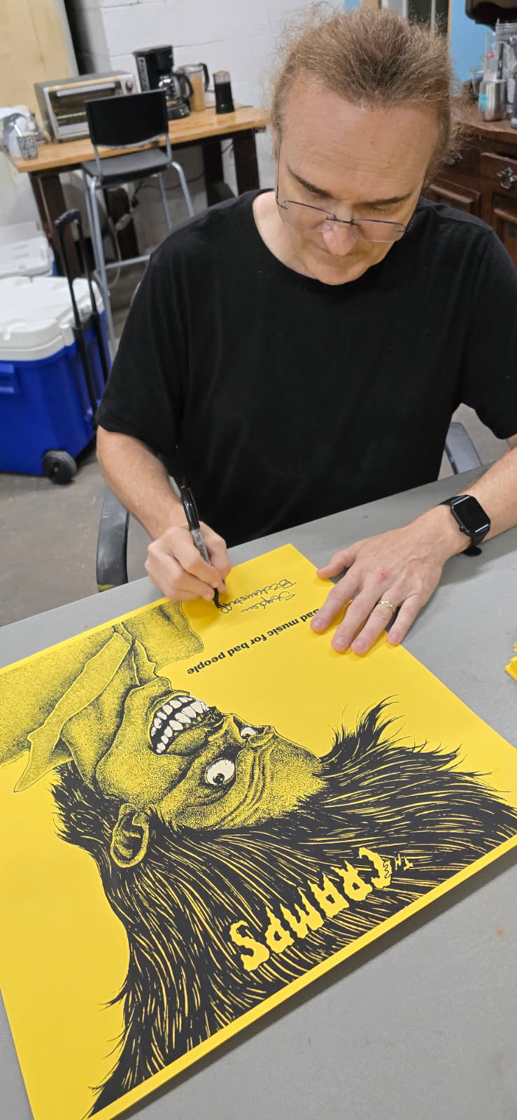 Bad Music For Bad People - limited edition silkscreen poster