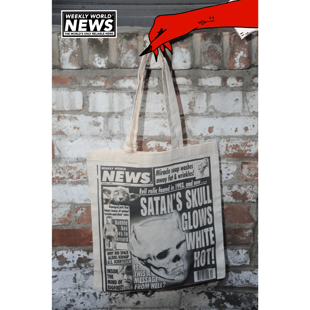 Satan Skull Cover Tote