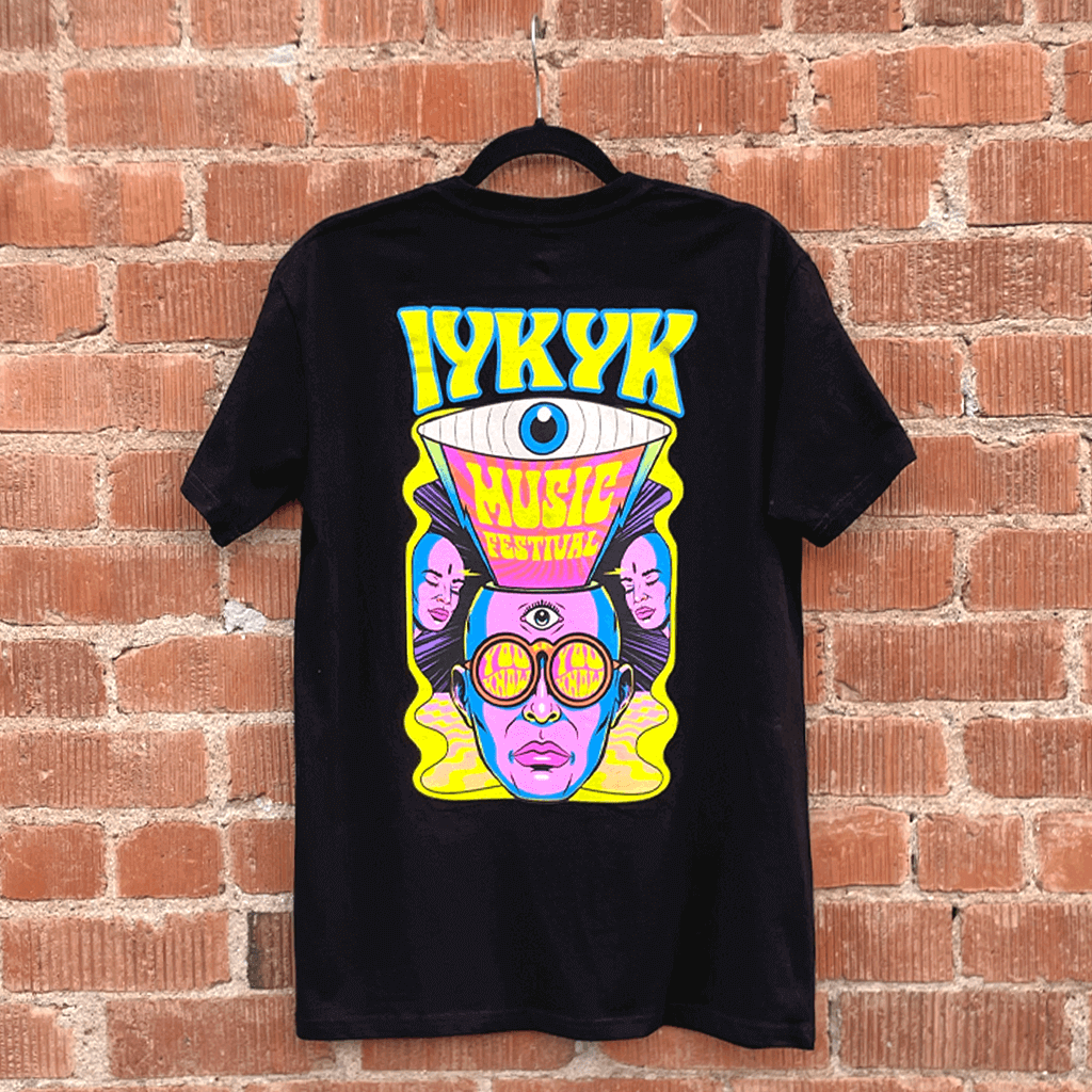 IYKYK Music Festival 2023 Black T-Shirt