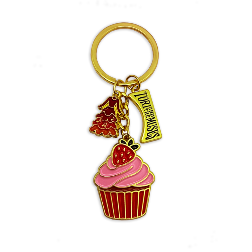 Tori and the Muses Cupcake Keychain