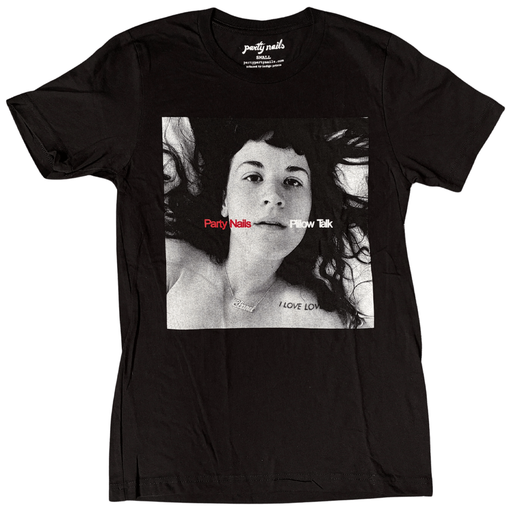 Pillow Talk (Red) Black T-Shirt