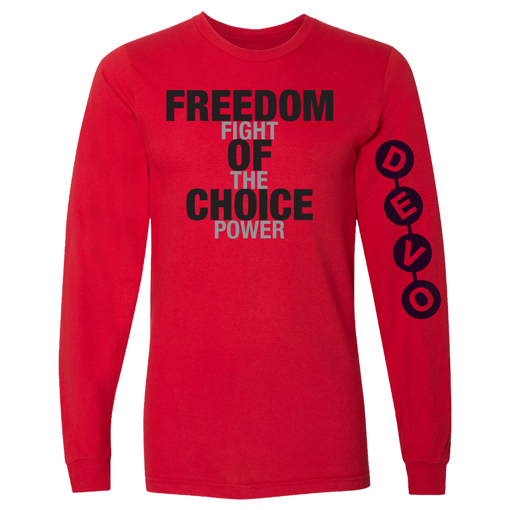 Freedom Of Choice Red Long Sleeve