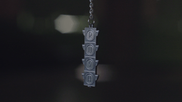 Rush Traffic Light Keychain - Official Rush Merch