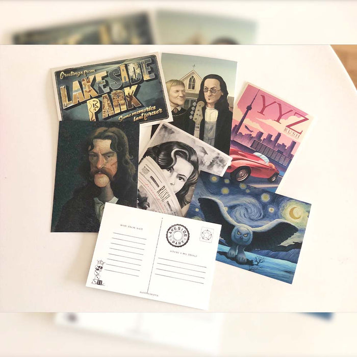 Rush Postcards - Official Rush Merch