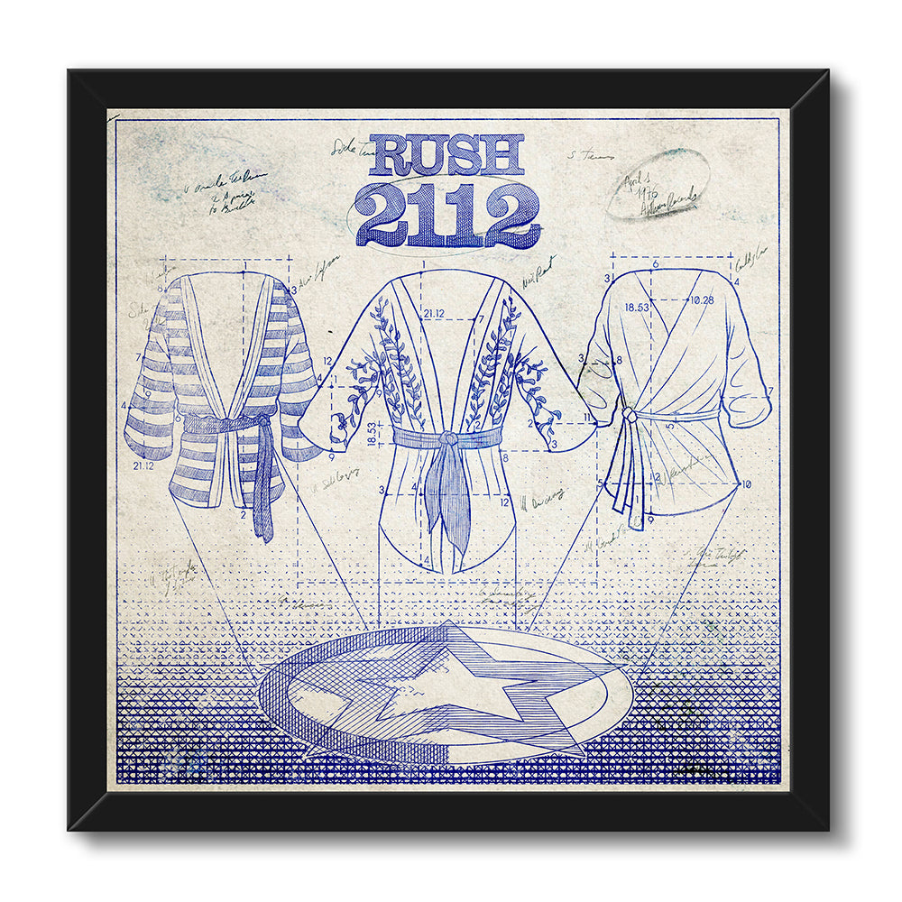 RUSH: 2112 50TH ANNIVERSARY KIMONOS BLUEPRINT (LIMITED TO 50) - Official Rush Merch