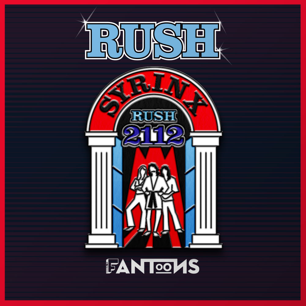 2112 50th Anniversary: Temple of Syrinx Enamel Pin - Official Rush Merch