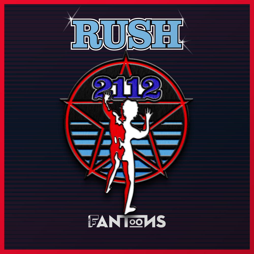 2112 50th Anniversary: Starman Enamel Pin - Official Rush Merch