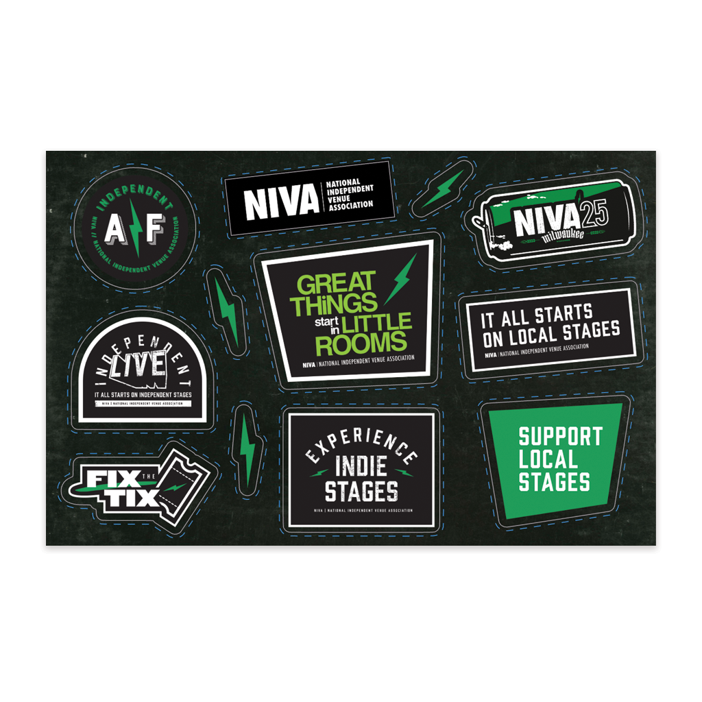 NIVA Sticker Sheet