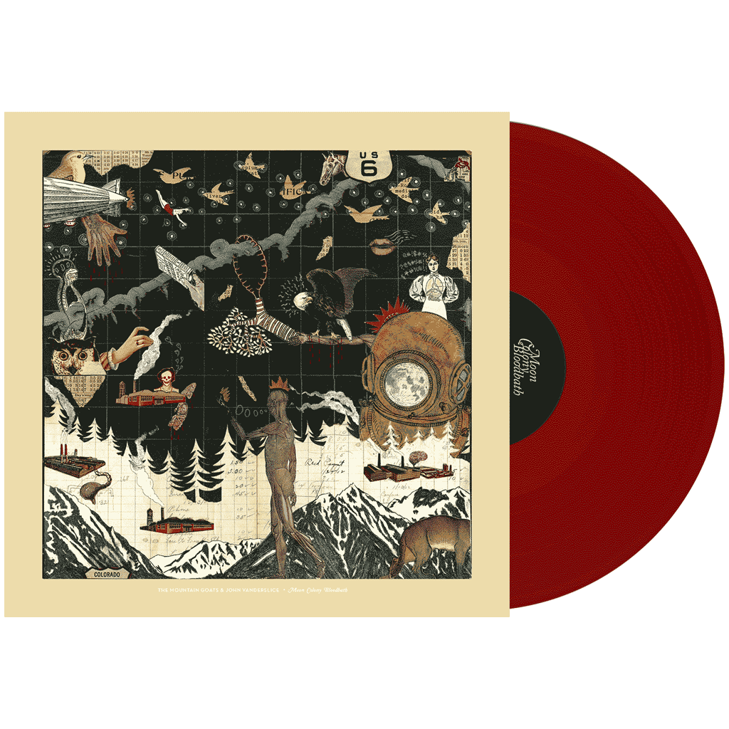 the Mountain Goats & John Vanderslice - Moon Colony Bloodbath Vinyl LP