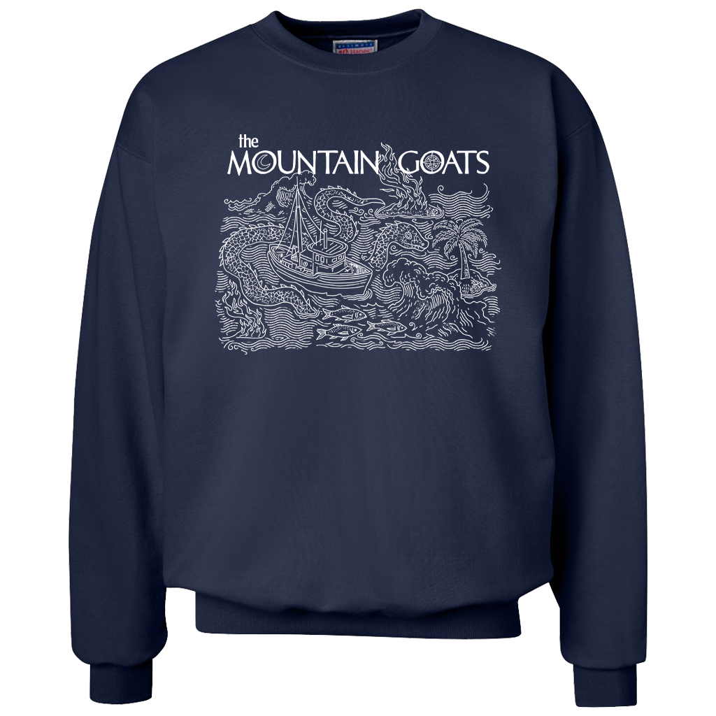 Sea Monster Navy Sweatshirt