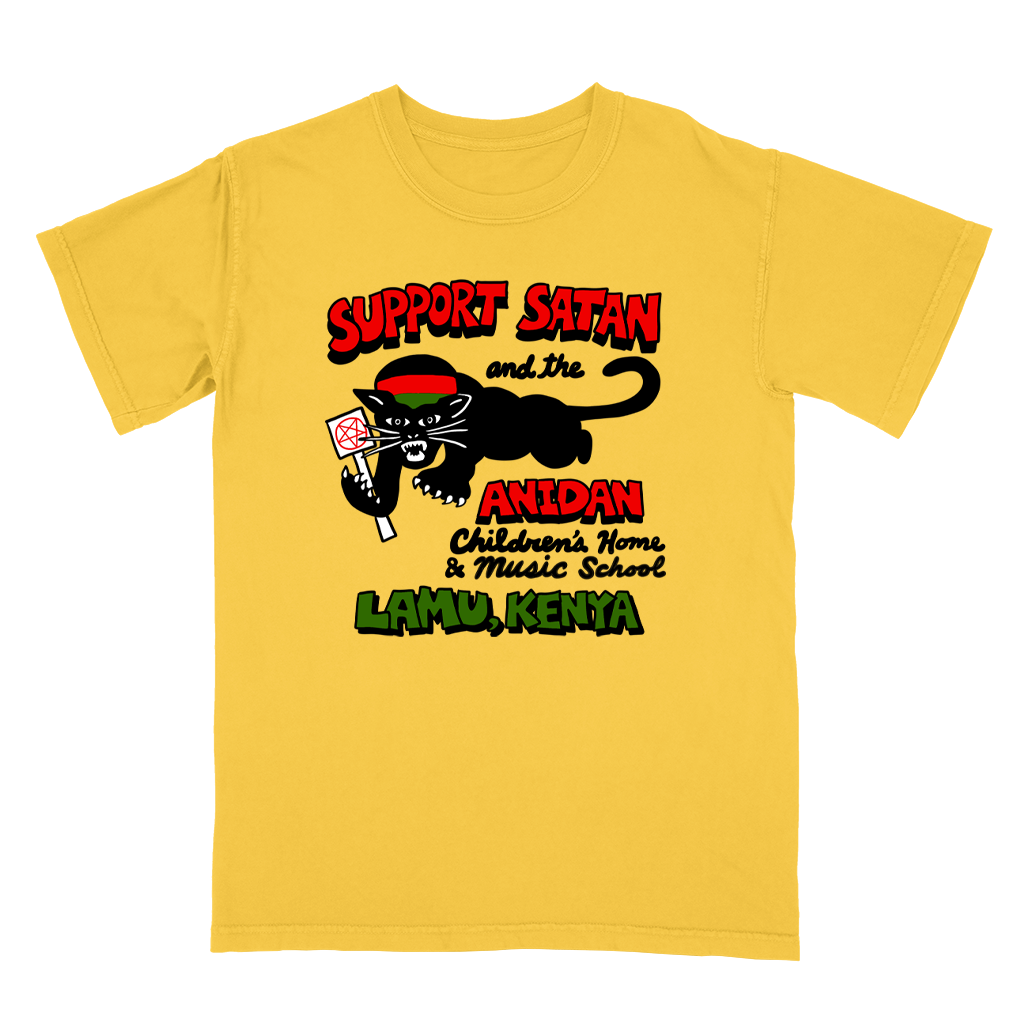 Support Satan Yellow T-Shirt