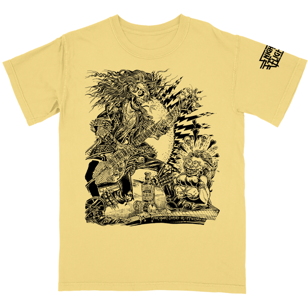 S. Clay Wilson "Metal Head" Yellow T-Shirt