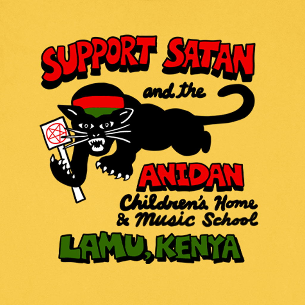 Support Satan Yellow T-Shirt