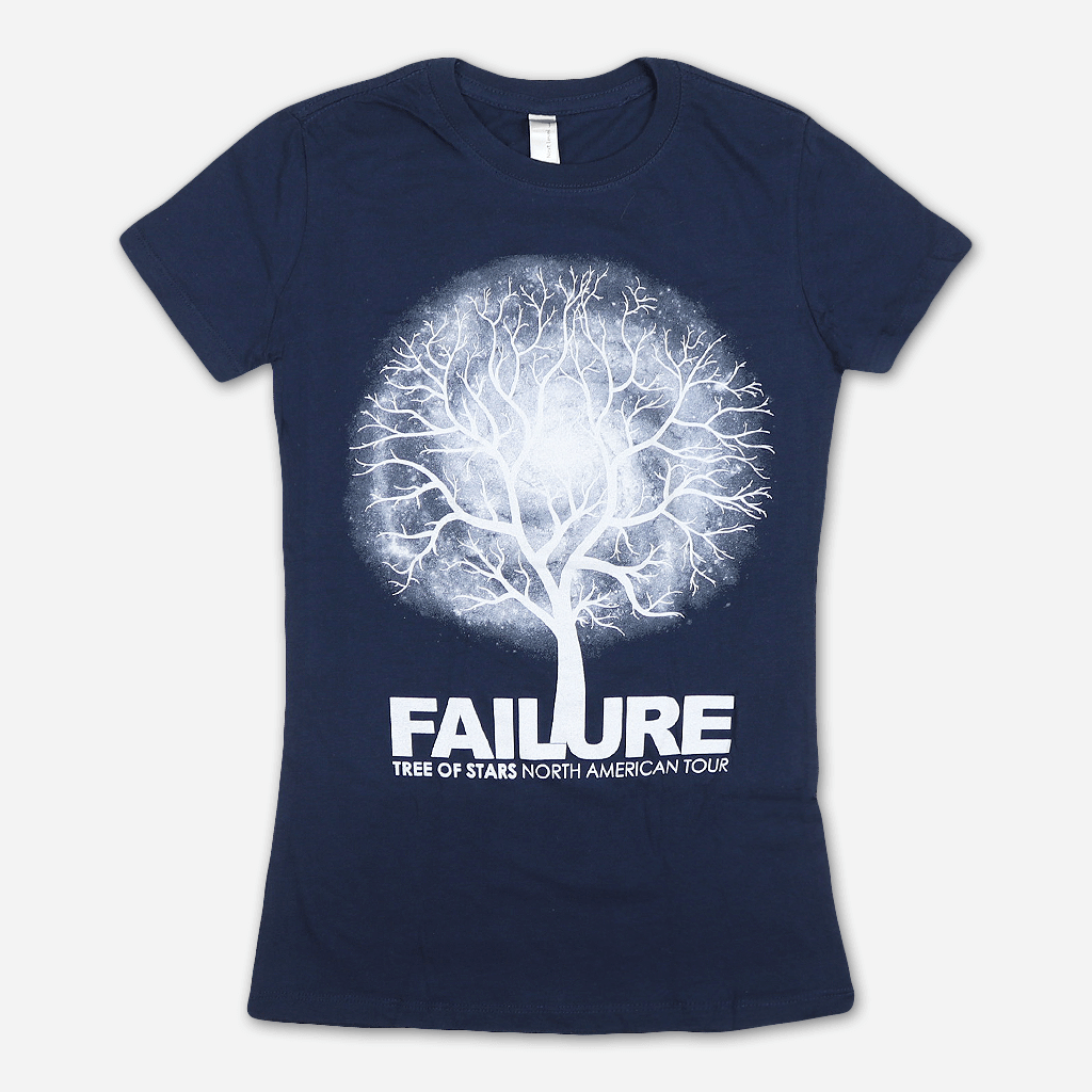 North America Tour Tree Of Stars Women's Navy T-Shirt
