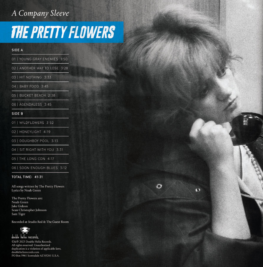 The Pretty Flowers – A Company Sleeve – Opaque Blue Vinyl LP