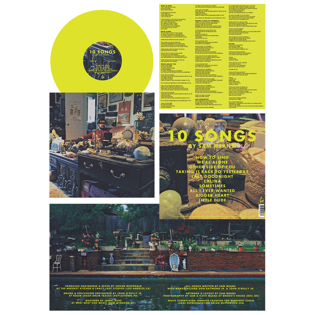 10 Songs - Transparent Yellow Gatefold 12" Vinyl or CD