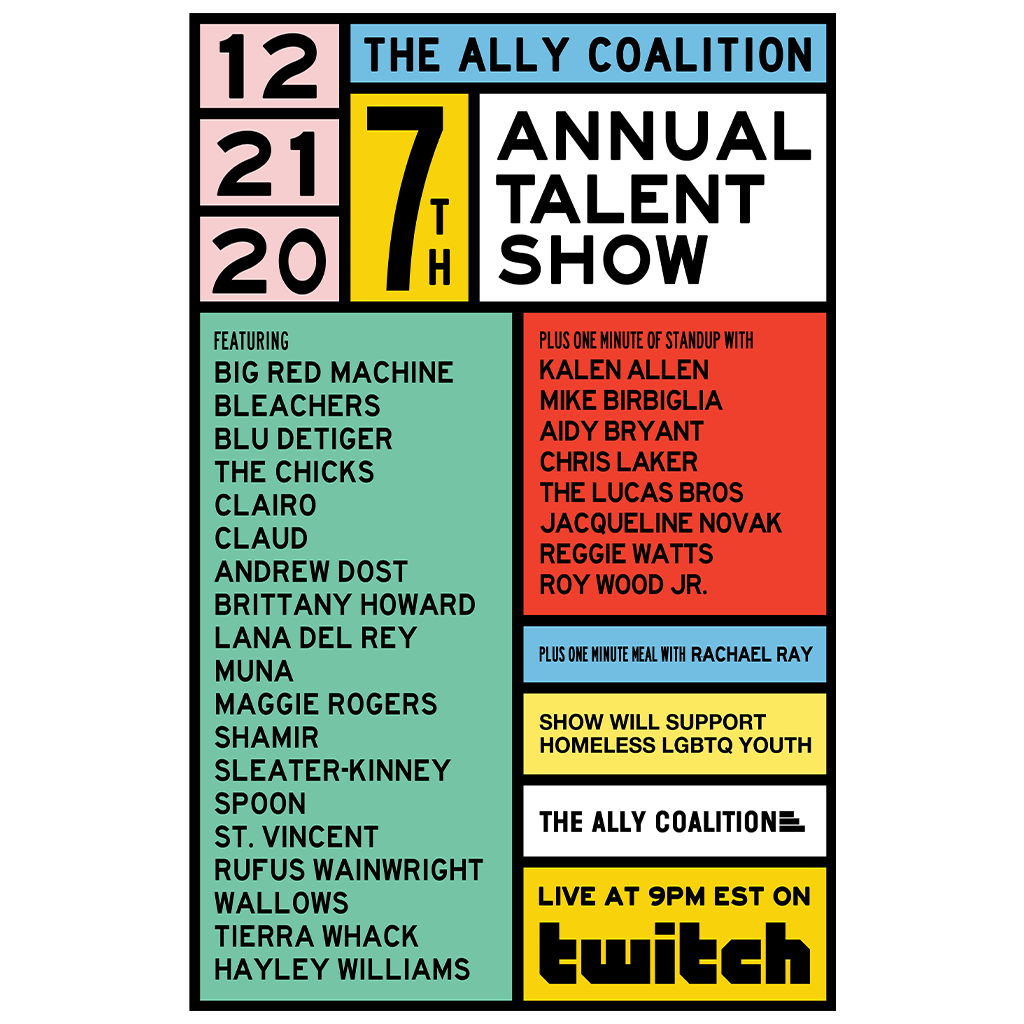 7th Annual Talent Show Limited Edition Poster Signed by Jack Antonoff