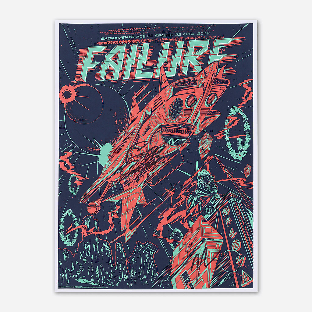 Failure Signed Show Posters