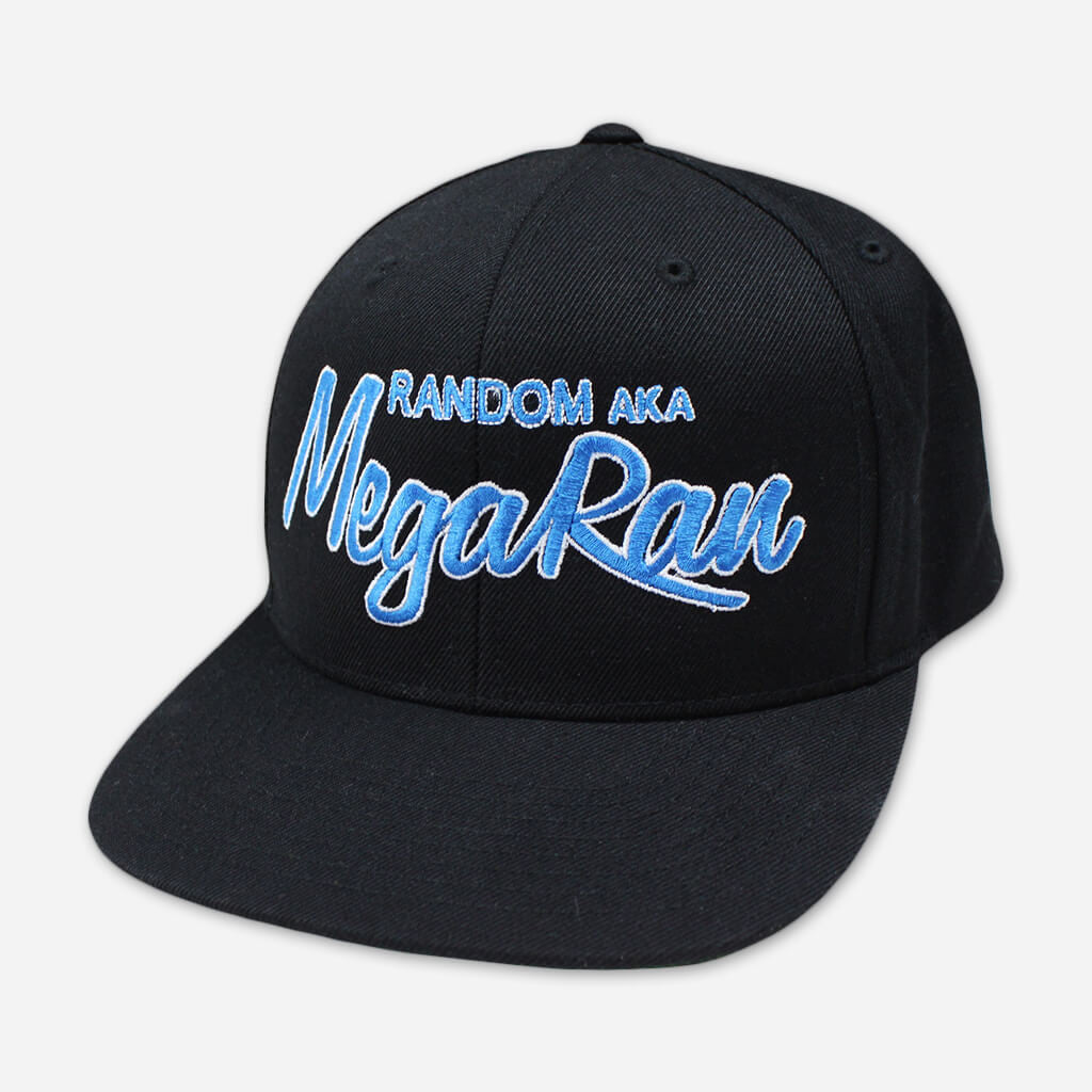Random AKA Mega Ran Stitched Snapback Hat