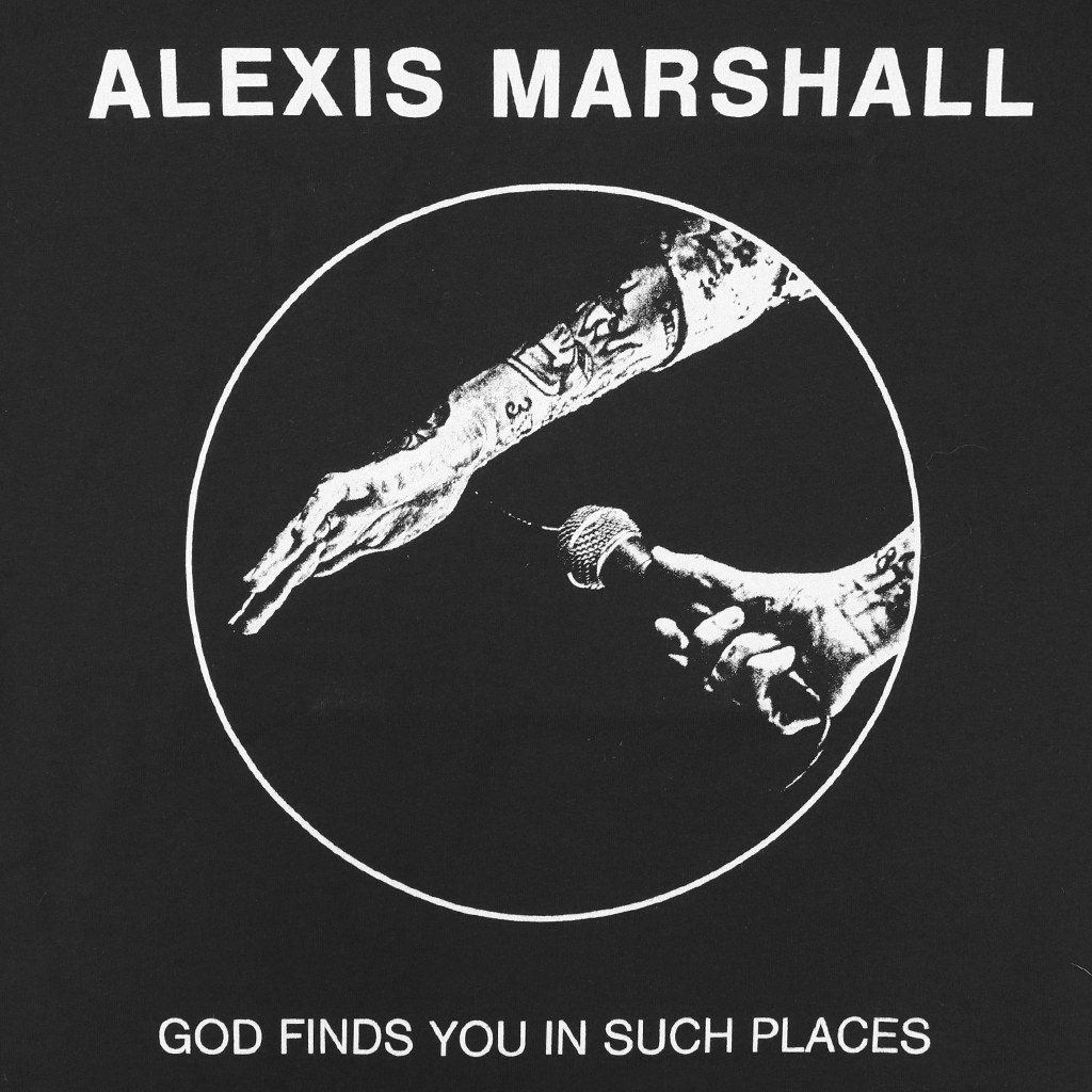 "God" Alexis Marshall Trilogy Black T-Shirt