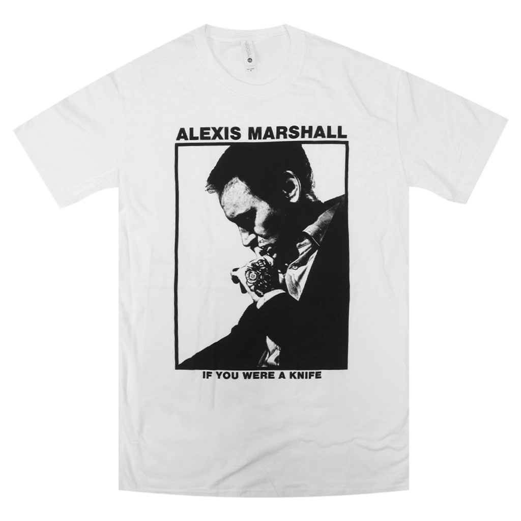 "Knife" Alexis Marshall Trilogy White T-Shirt