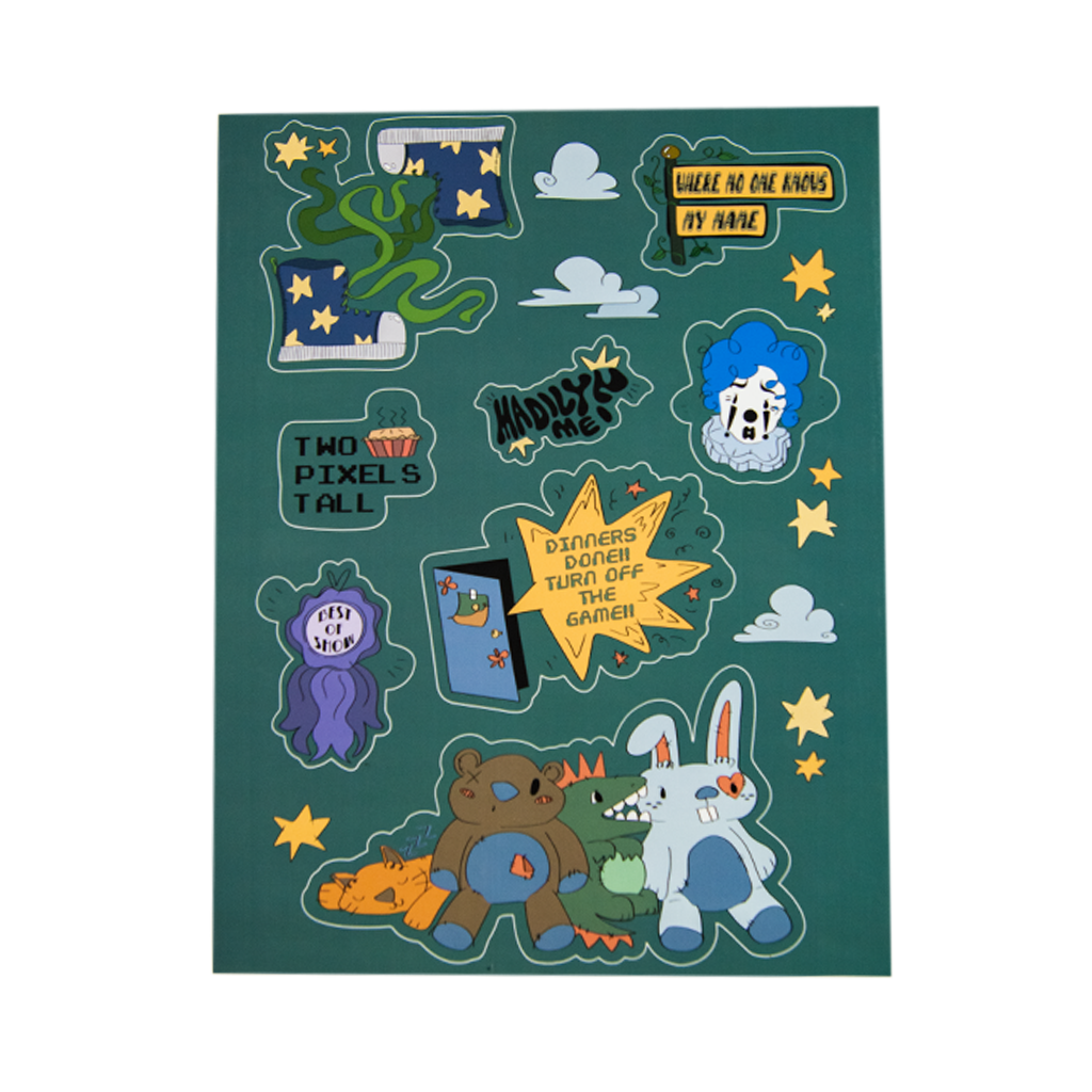 'Where No One Knows My Name' Sticker Sheet