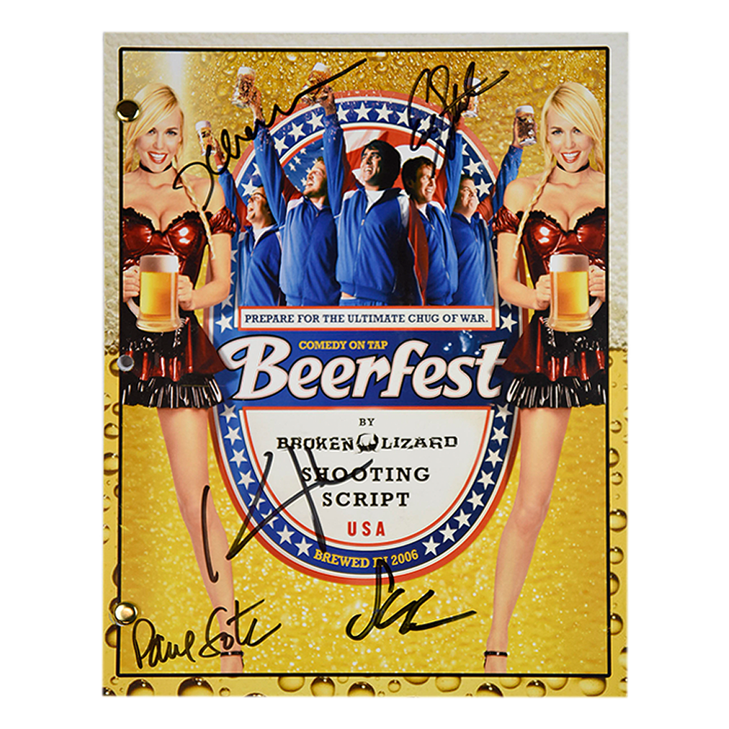 Autographed Beerfest Script