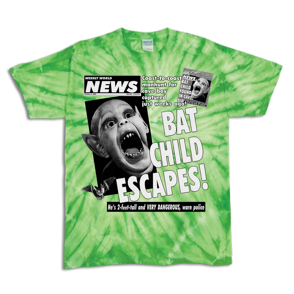 Bat Child Escapes Tie Dye T-Shirt