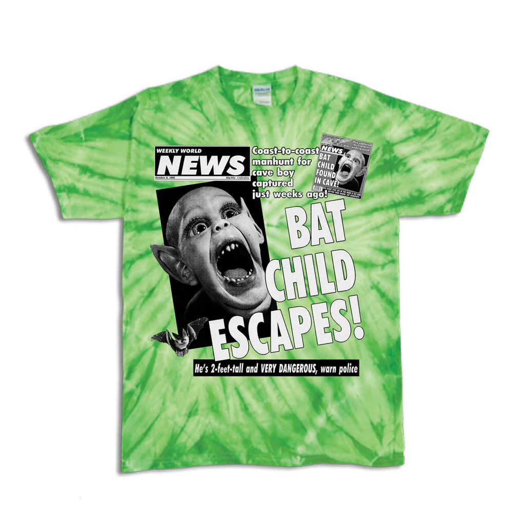 Bat Child Escapes Tie Dye T-Shirt
