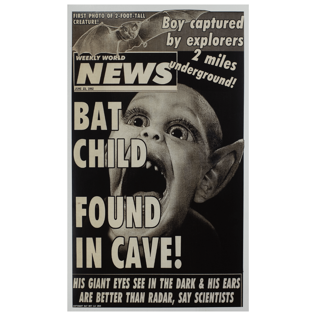 Bat Boy Found In Cave! Showprint Poster