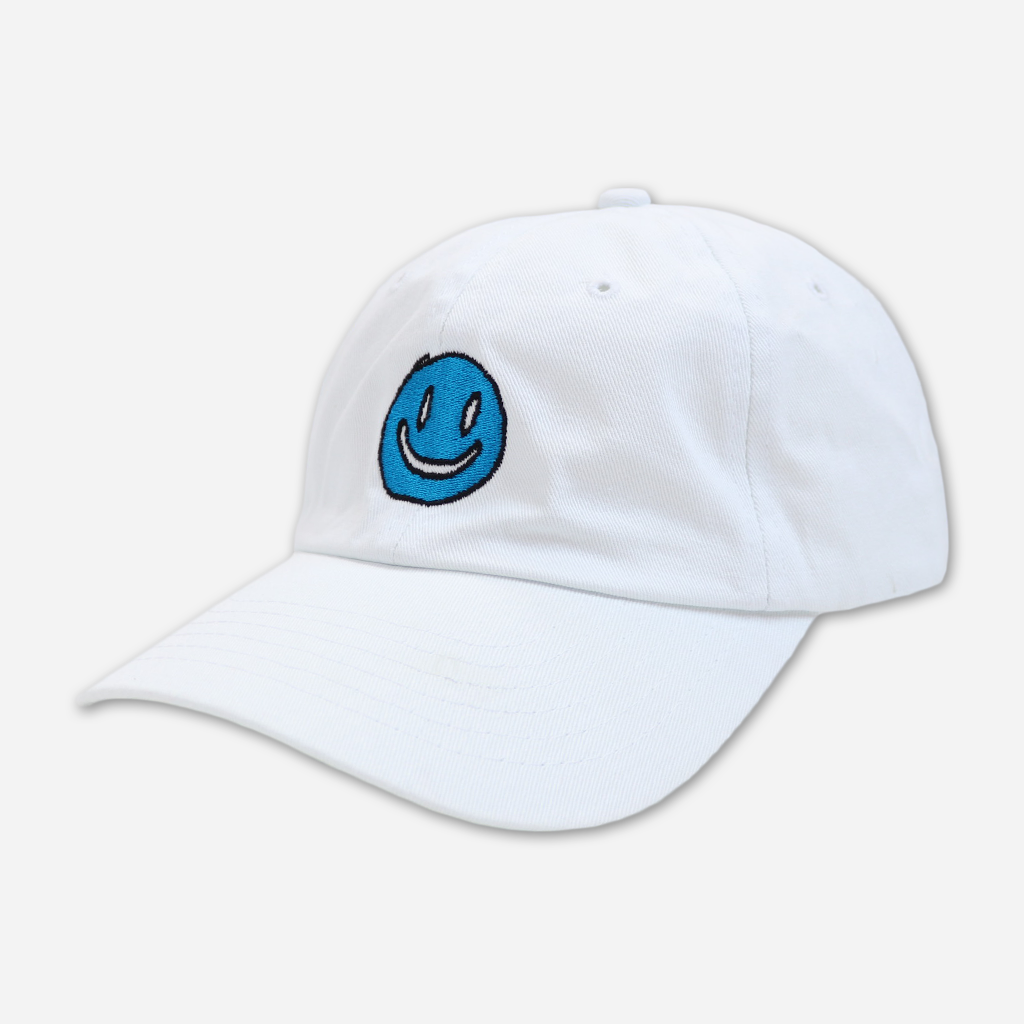 Smiley White Dad Hat