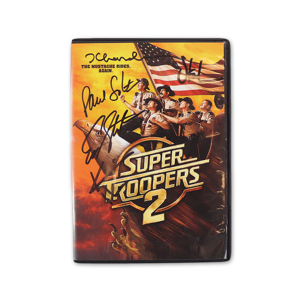 Autographed Super Troopers 2 DVD
